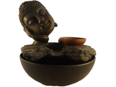 Boeddha hoofd  fontein