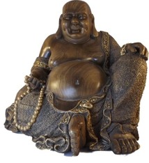 Dikbuik Boeddha Houtlook