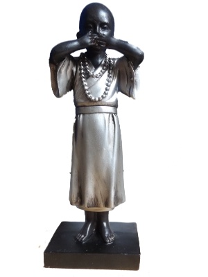 Monnik horen zien zwijgen staand