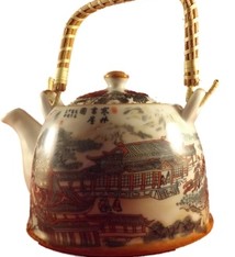 Theepot met  Chinees Natuur