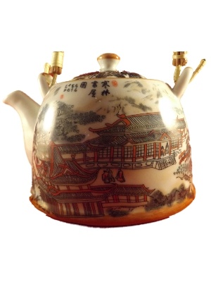 Theepot  met Chinees Natuur