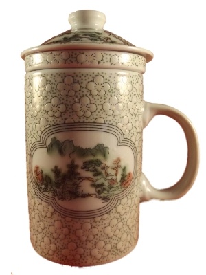 Chinese Thee Mok met Chinees Natuur