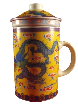 Chinese Thee Mok met Draak Geel 1