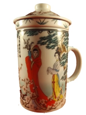 Chinese Thee Mok met Vrouwen 1