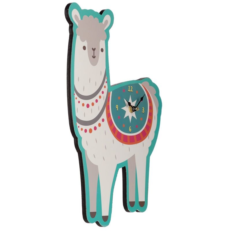 Lama-vormige Wandklok