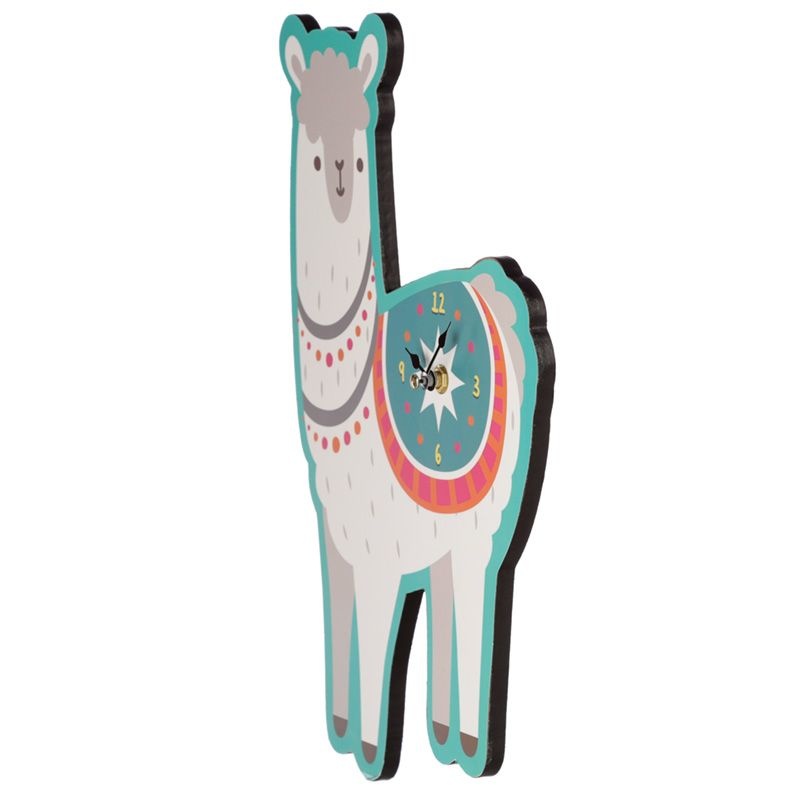 Lama-vormige Wandklok