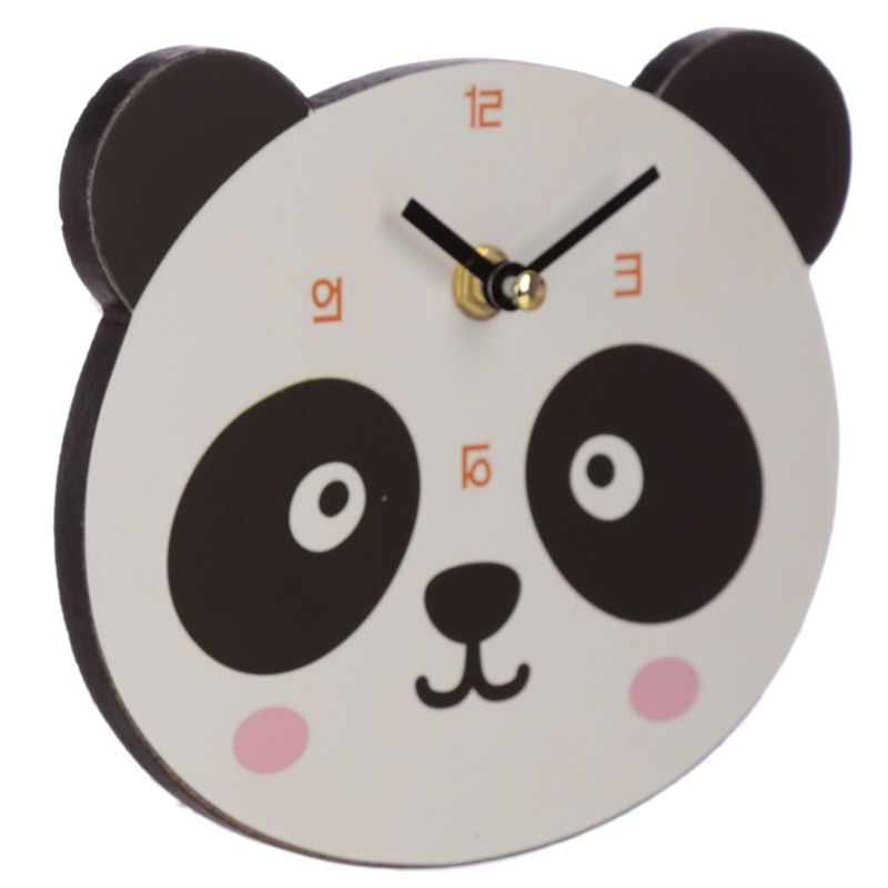 Cutiemals Panda-vormige Wandklok