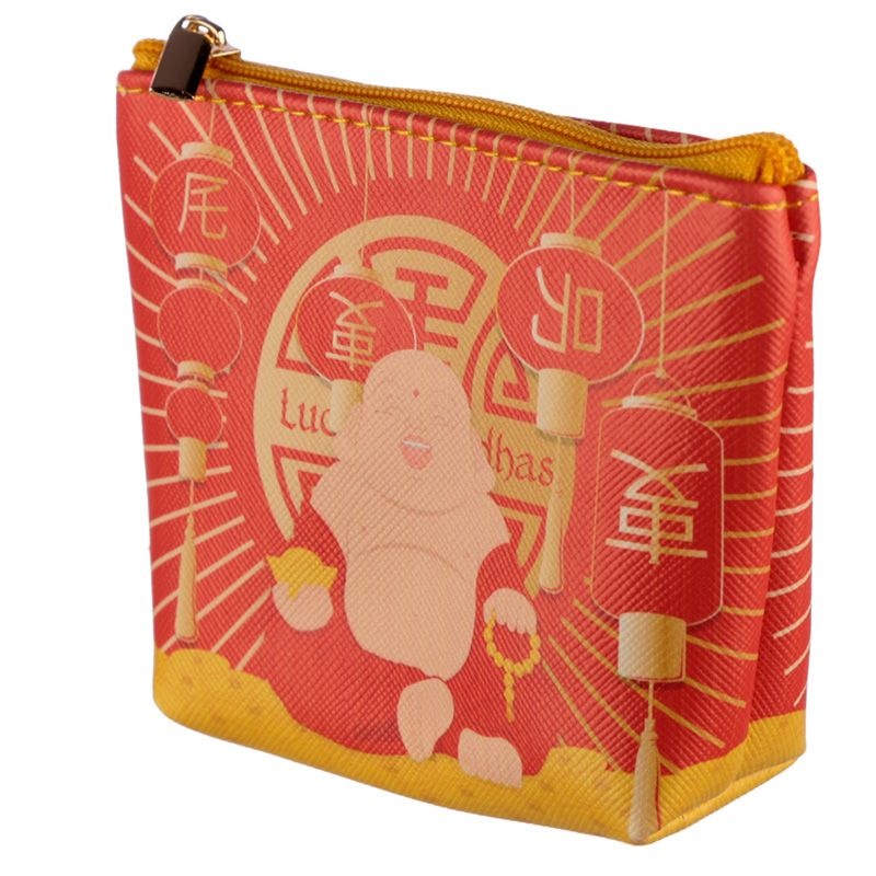 Geluks Boeddha PVC Kleingeld Portomonnee