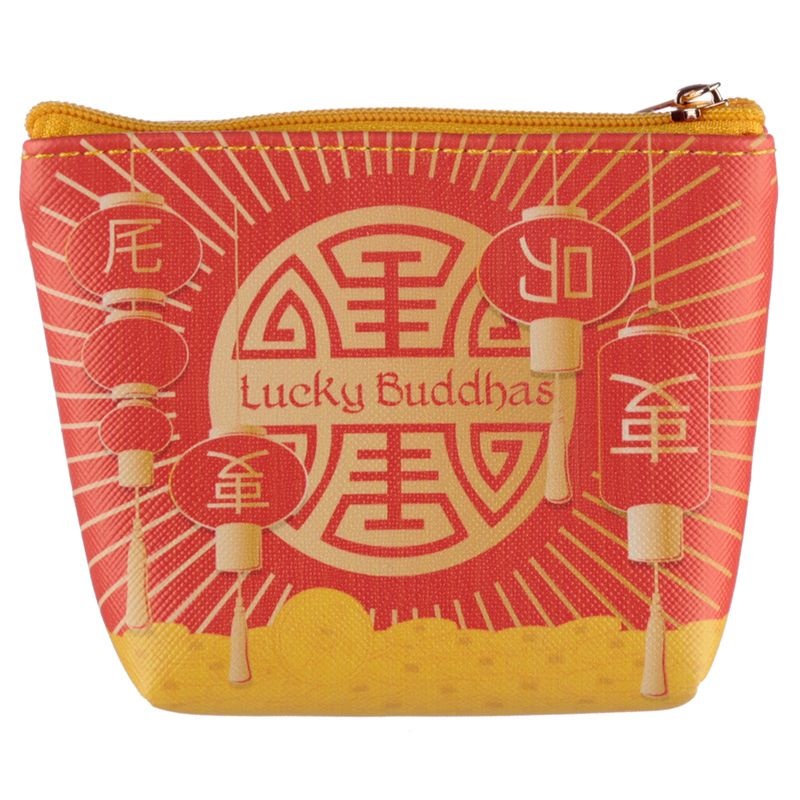 Geluks Boeddha PVC Kleingeld Portomonnee