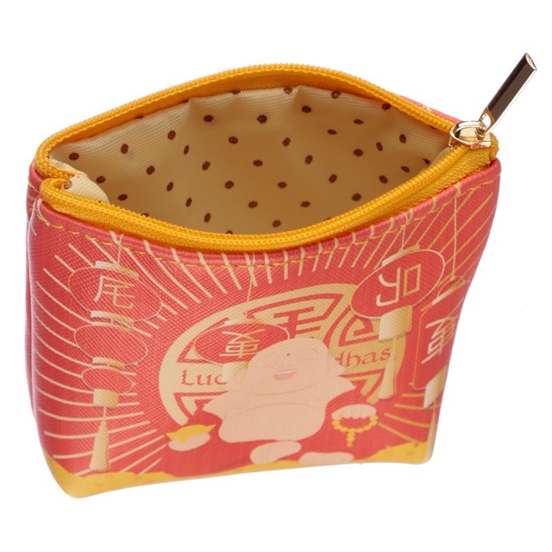 Geluks Boeddha PVC Kleingeld Portomonnee