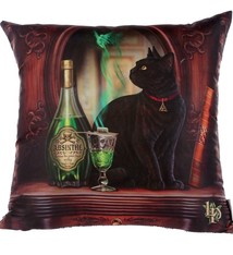 Lisa Parker Absinth Kat Sierkussen 50 x 50cm
