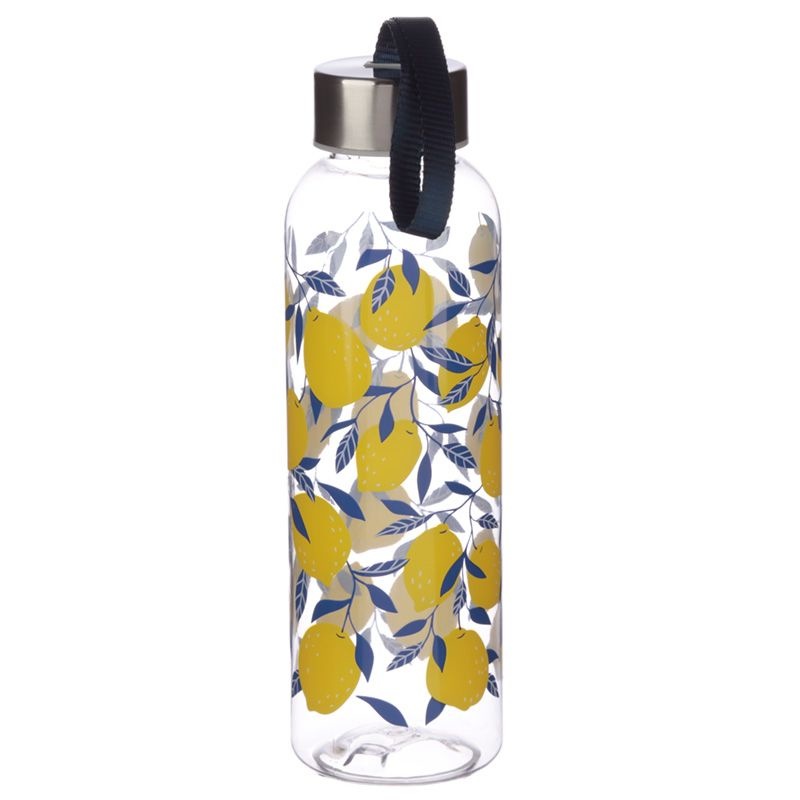 Waterfles 500ml met metalen dop- Citroenen