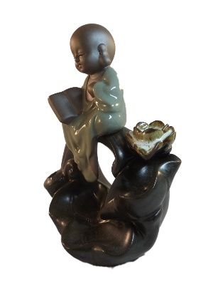 Terugstroom wierook-waterval. Monnik -3.