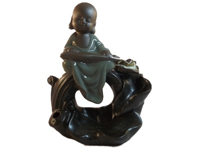 Terugstroom wierook-waterval. Monnik -4