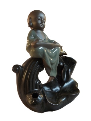 Terugstroom wierook-waterval. Monnik -4