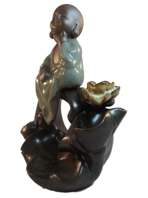 Terugstroom wierook-waterval. Monnik -5