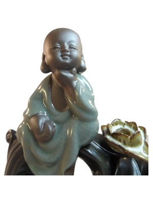 Terugstroom wierook-waterval. Monnik -5