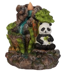 Bamboe Waterval Panda Backflow Wierookhouder