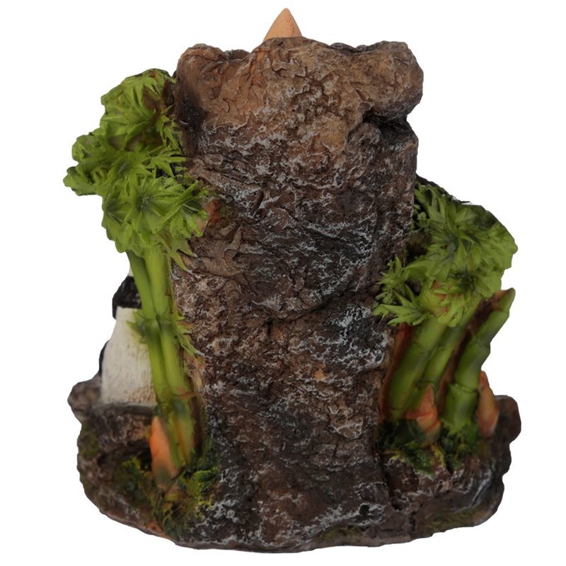 Bamboe Waterval Panda Backflow Wierookhouder