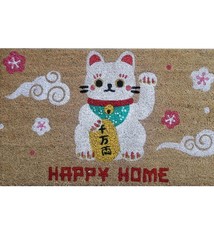 Maneki Neko Gelukskat Vezel Deurmat