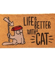 Life Is Better With A Cat Simon's Cat Deurmat