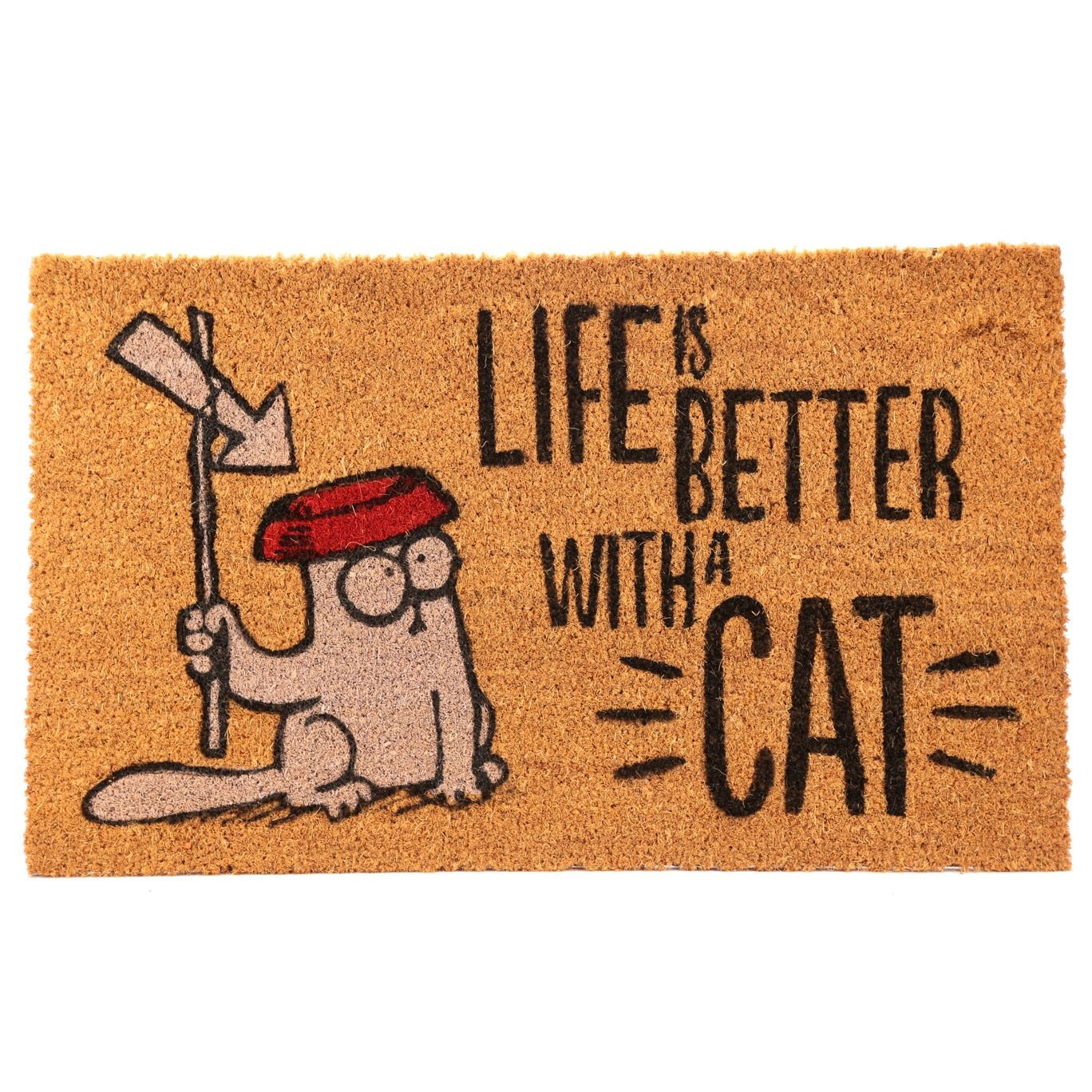 Life Is Better With A Cat Simon's Cat Deurmat