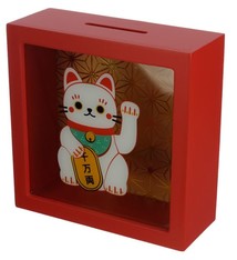 Maneki Neko Gelukskat Venster Spaarpot