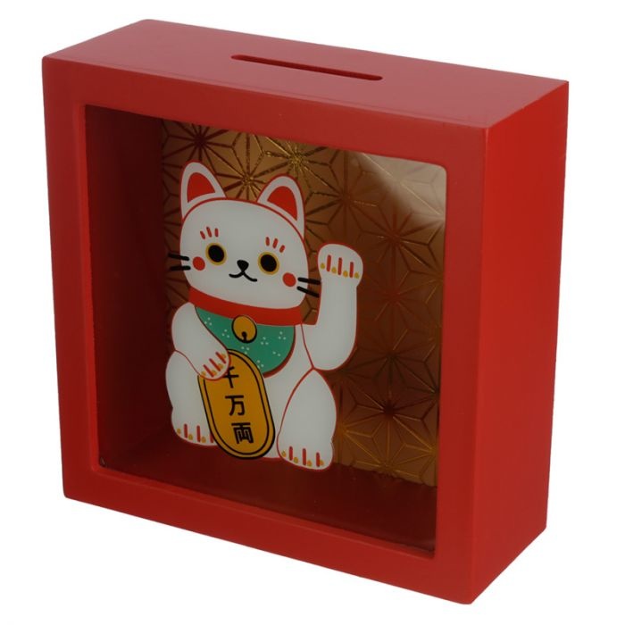 Maneki Neko Gelukskat Venster Spaarpot