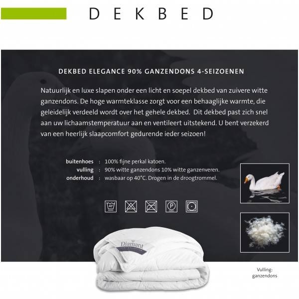 Dekbed Ganzendons 4-seizoenen