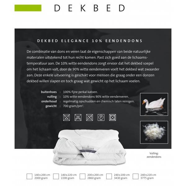 Dekbed Eendendons Enkel