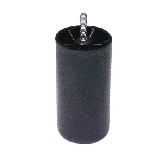 Boxspring Poten Zwart Rond 12cm