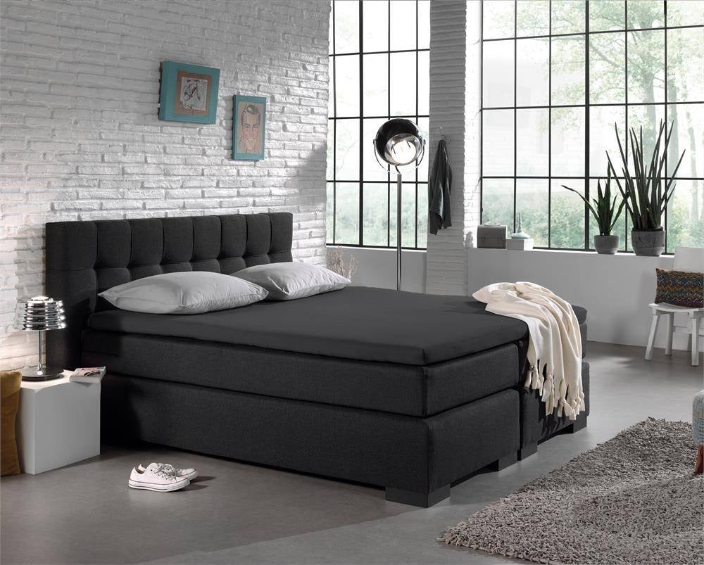 Jersey Hoeslaken Topper | Antraciet