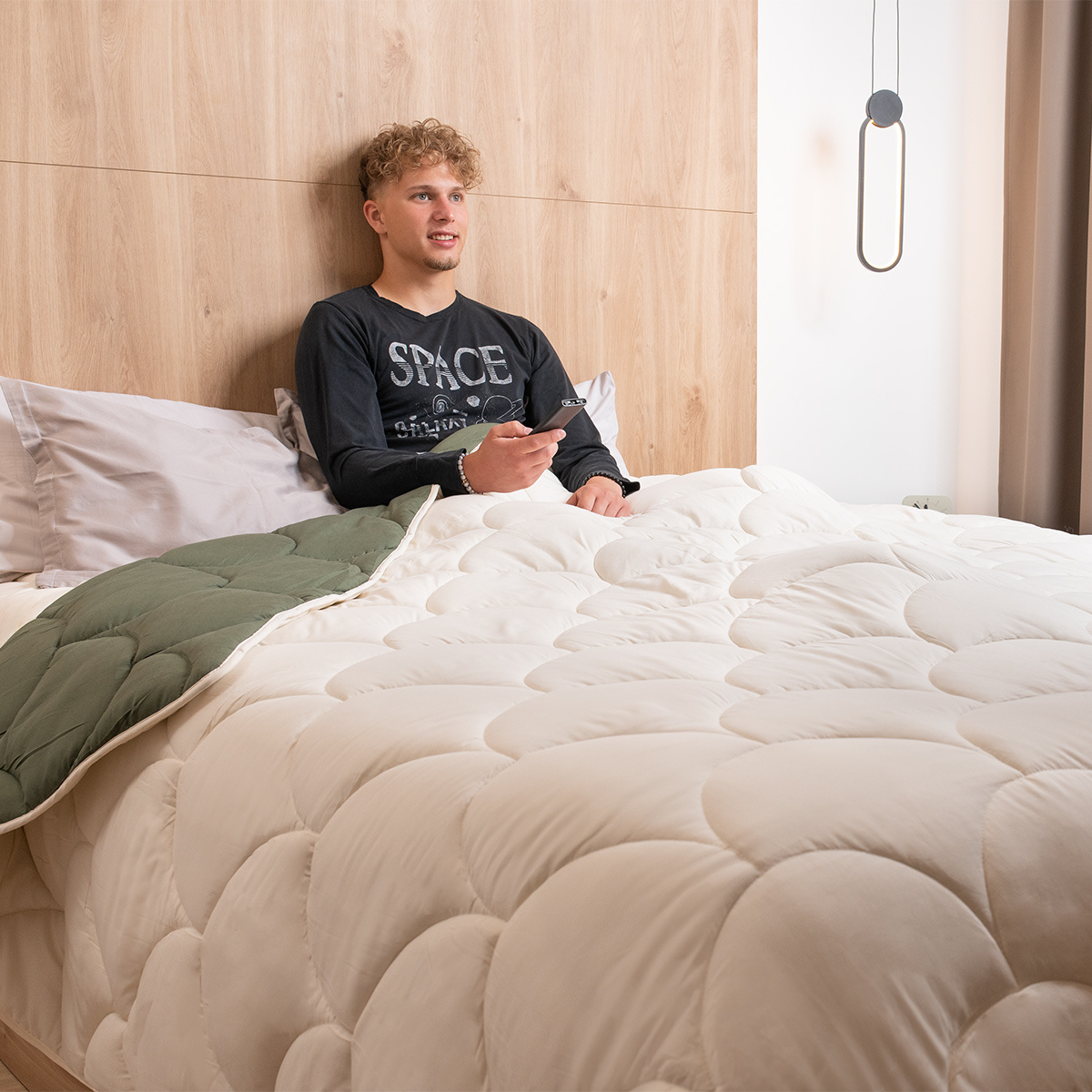 Zydante Swisstech® Eazy dekbed - Gemak & Comfort in Eén | Olivine/Olivine
