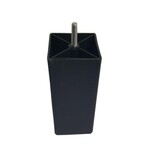 Boxspring Poten Zwart Vierkant 12 cm