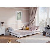 Vloerbed Floris - Wit