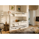 Stapelbed met Lade Luca - Wit