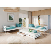 Stapelbed met Lade Luca - Wit