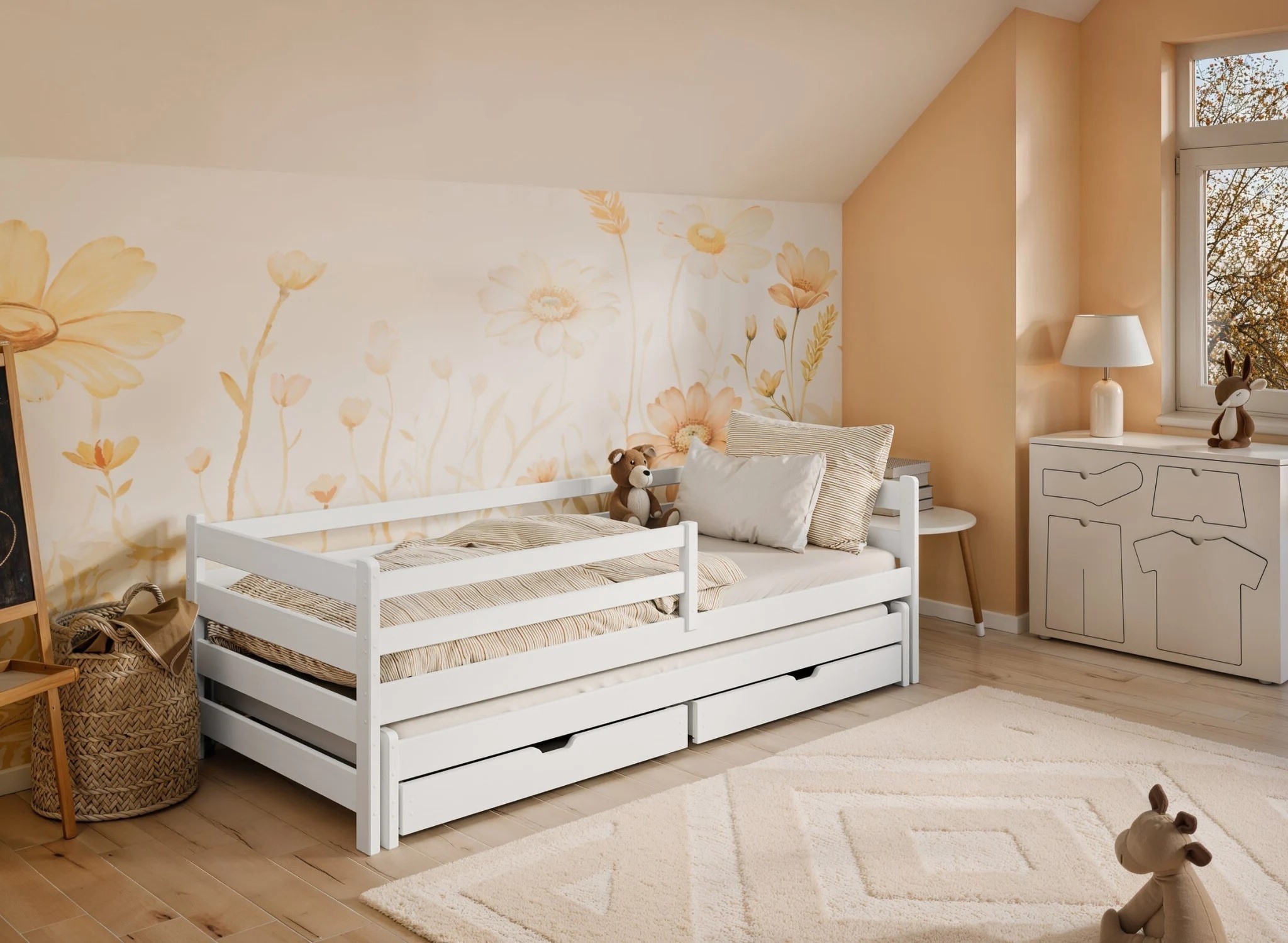Kajuitbed met Lade Hidde- 90 x 200 Direct Leverbaar!