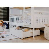 Stapelbed met Lade Milou - Wit