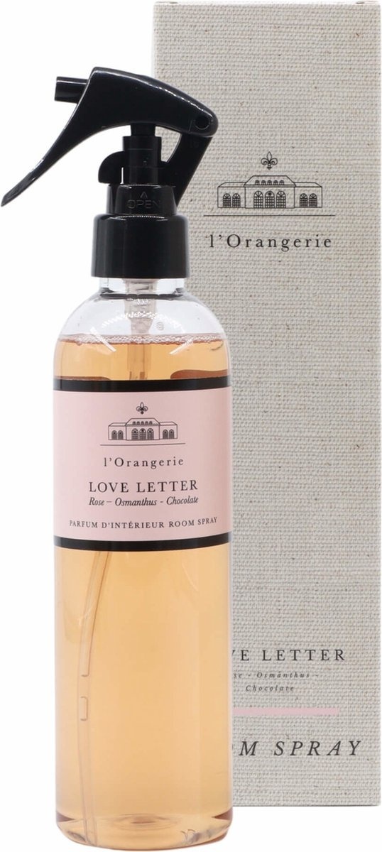 l'Orangerie Love Letter Homeparfum / Roomspray 250 ml