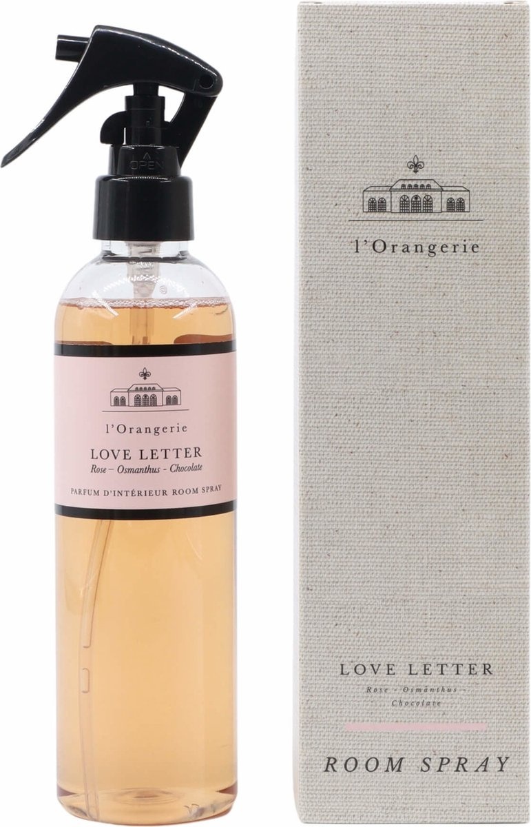 l'Orangerie Love Letter Homeparfum / Roomspray 250 ml