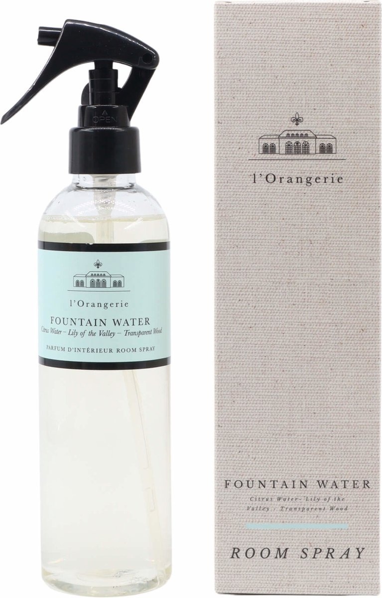 l'Orangerie Fountain Water Homeparfum / Roomspray 250 ml