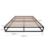 Bedframe Metaal Zwart  Osaka - Direct Leverbaar!