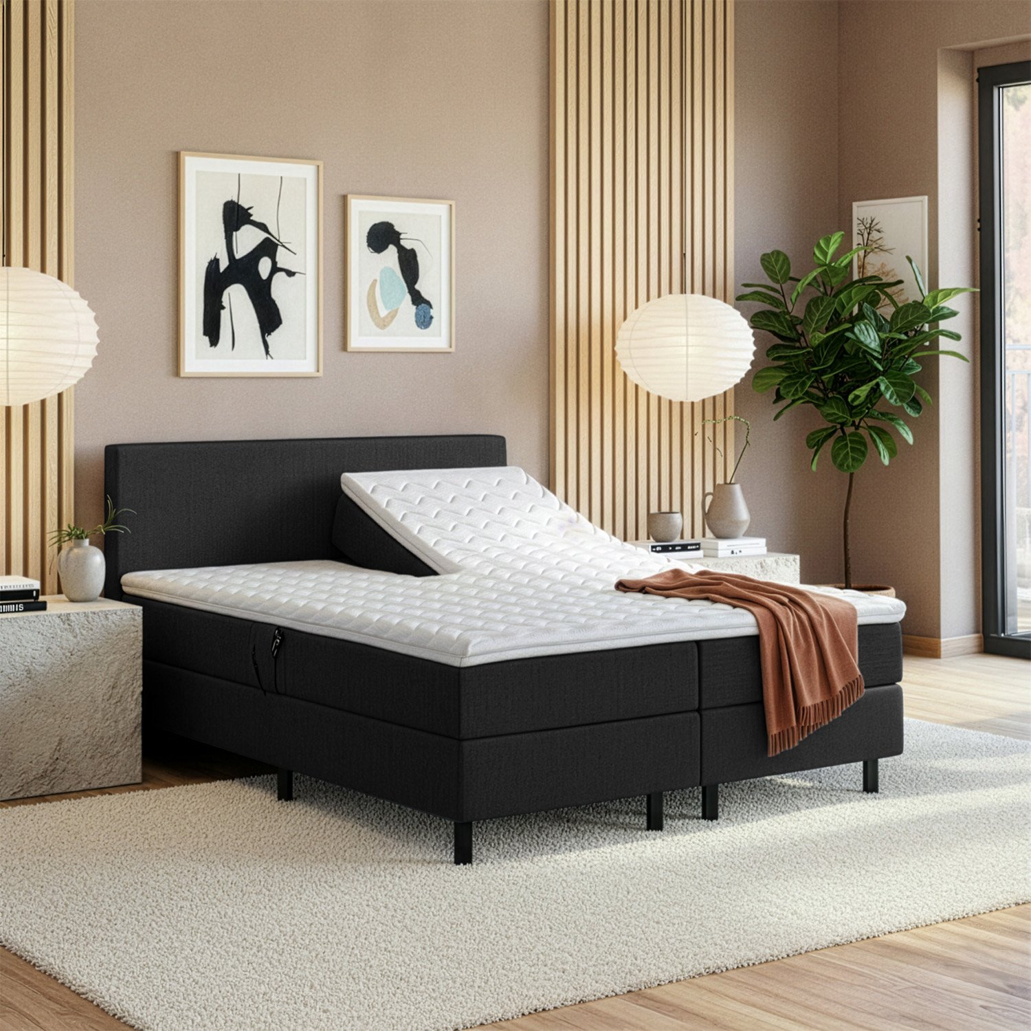 Elektrische Boxspring Valencia - Direct Leverbaar