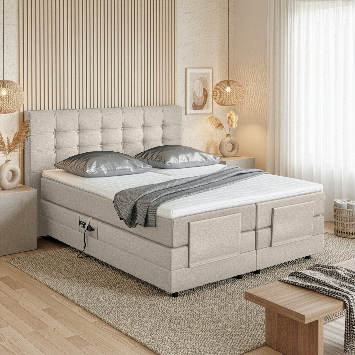 Elektrische Boxspring Keizer - Direct Leverbaar