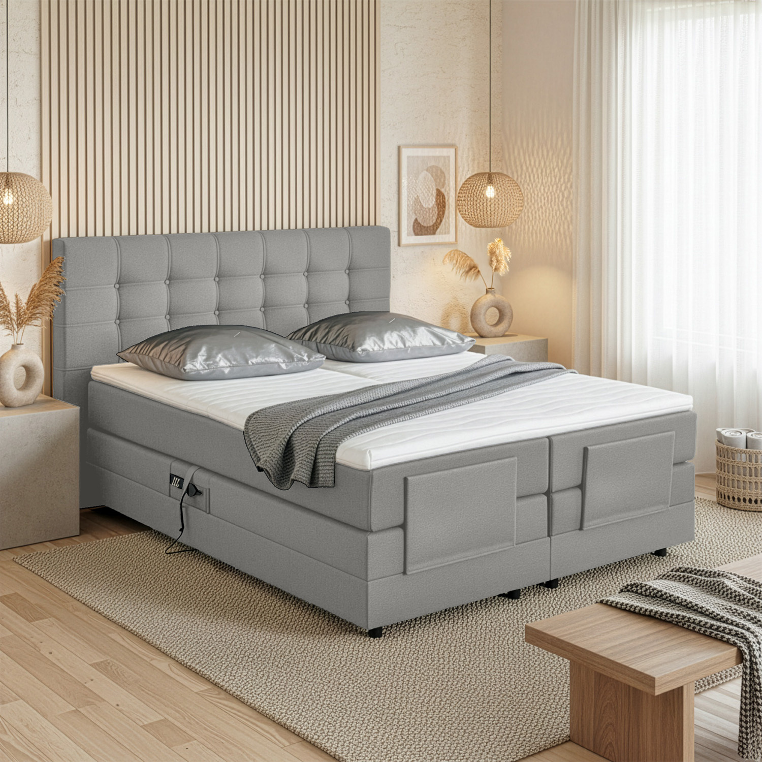 Elektrische Boxspring Keizer - Direct Leverbaar