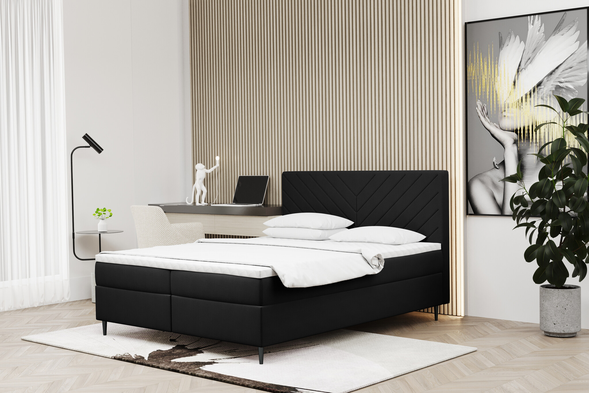 Noctera Opbergboxspring Basel - Velvet