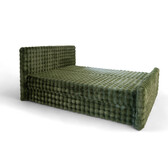 Noctera Opbergboxspring Blake incl. voetbord - Fluweelvacht