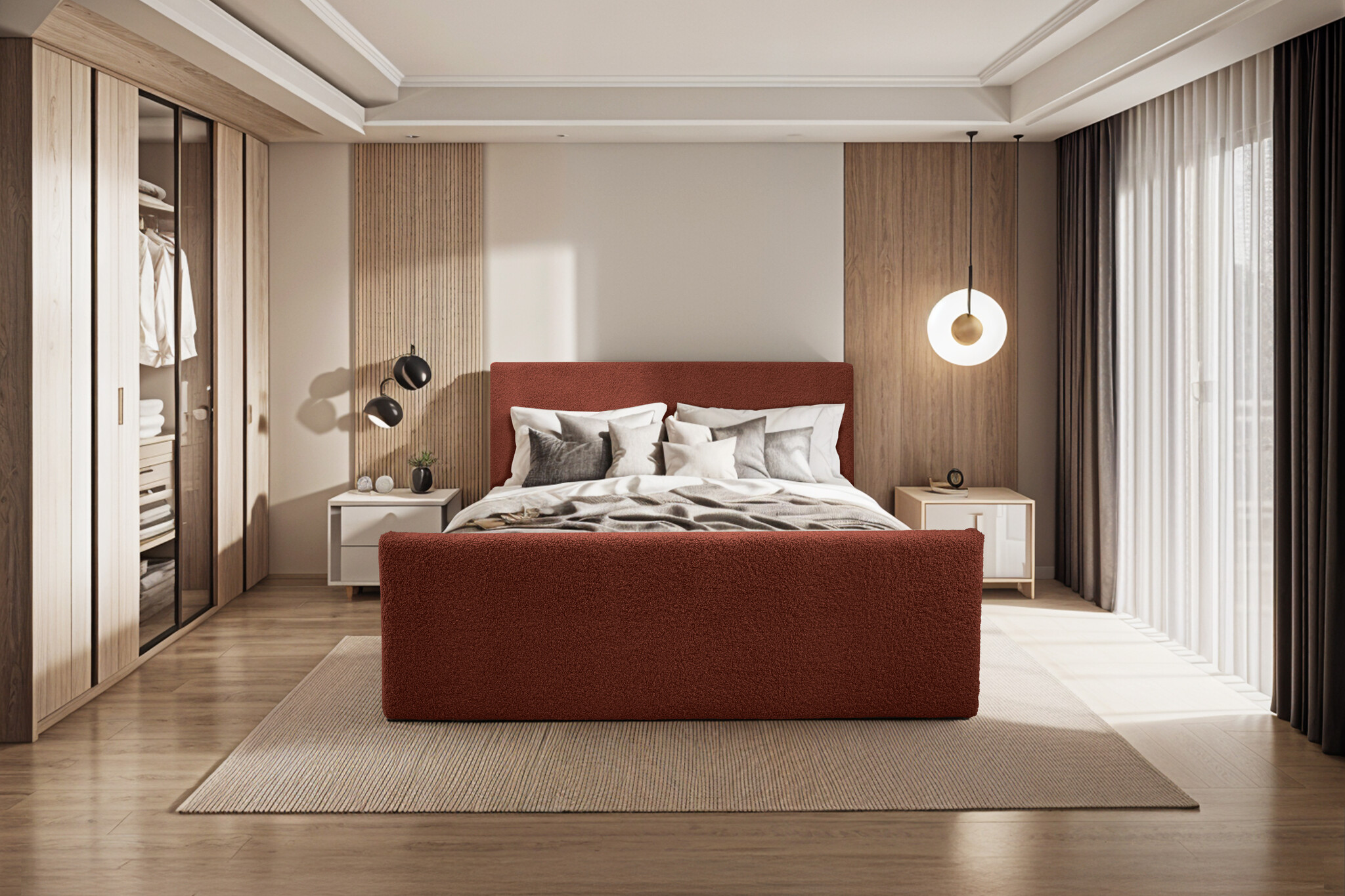 Noctera Opbergboxspring Lars - Teddystof