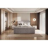 Noctera Opbergboxspring Lars incl voetbord - Teddystof
